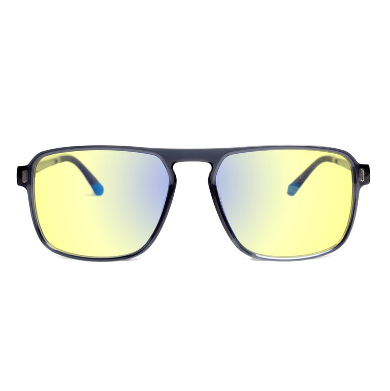 Sleepaxa Lumiere Transparent Grey Yellow Tinted Blue Block Gaming Glasses For Gaming & Computer