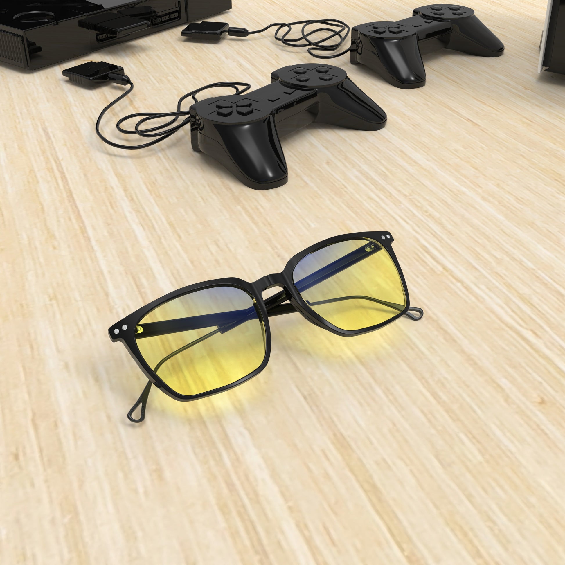 Sleepaxa Solstice Jet Black Gaming Glasses
